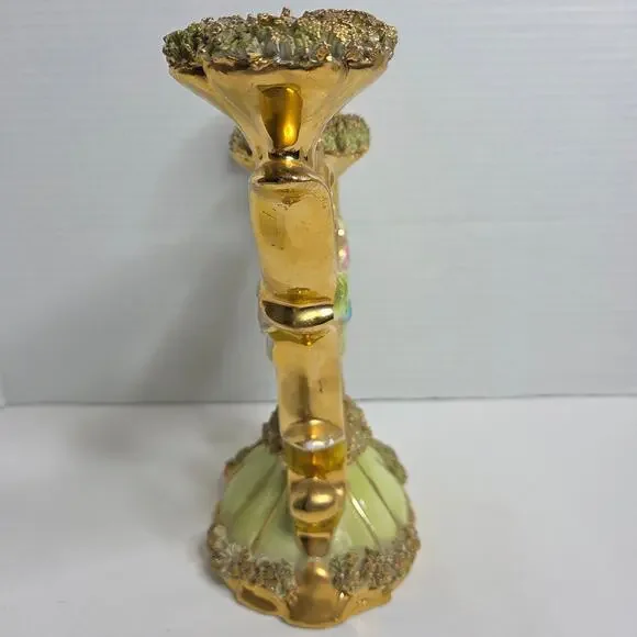 Vintage Ceramic Capodimonte-style Sesto Florentino Candelabra Made in Italy